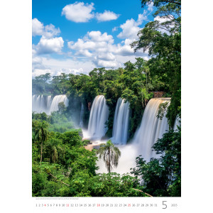 Fotografie k reklamnímu předmětu „Waterfalls 2025 - Nástěnný kalendář“