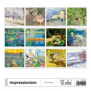 Fotografie k reklamnímu předmětu „Impressionism 2025 - Nástěnný kalendář“