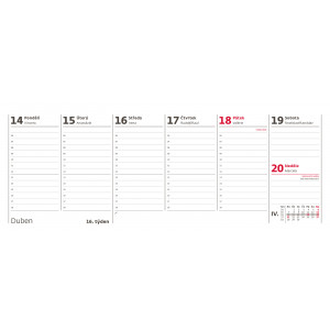 Fotografie k reklamnímu předmětu „Poznámkový kalendář OFFICE 2025 - Stolní kalendář“