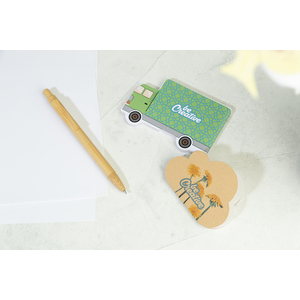 Fotografie k reklamnímu předmětu „CreaStick Truck samolepicí blok na poznámky na zakázku“