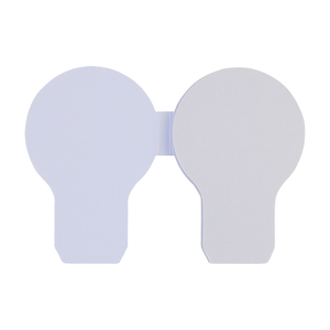 Fotografie k reklamnímu předmětu „CreaStick Bulb samolepicí blok na poznámky na zakázku“