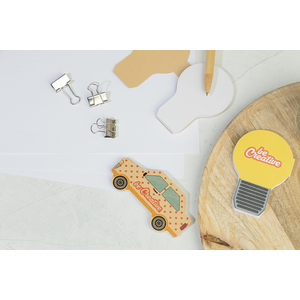 Fotografie k reklamnímu předmětu „CreaStick Bulb samolepicí blok na poznámky na zakázku“