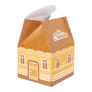 Fotografie k reklamnímu předmětu „CreaBox Hut dárková krabička ve tvaru domečku“