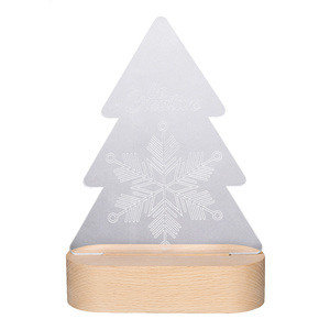 Fotografie k reklamnímu předmětu „Woodify Xmas LED světelná trofej na vánoční stromeček“