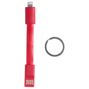 Fotografie k reklamnímu předmětu „přívěšek na klíče s USB nabíjecím kabelem“