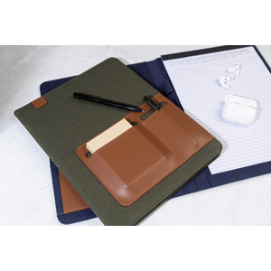 Fotografie k reklamnímu předmětu „Capudo A4 složka na dokumenty z recyklovaného cavas“