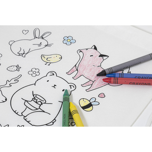 Fotografie k reklamnímu předmětu „Zocolo Sáček na šňůrky RPET na vybarvování, zvířata“