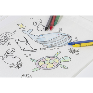 Fotografie k reklamnímu předmětu „Zocolo Sáček na šňůrky RPET na vybarvování, zvířata“