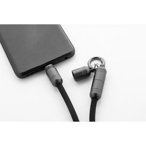 Fotografie k reklamnímu předmětu „Fastly 60W kabel na mobilní telefon RPET s poutkem“