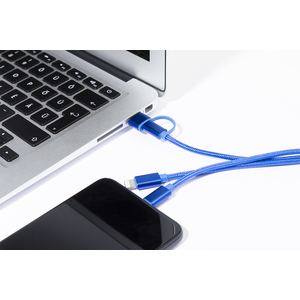 Fotografie k reklamnímu předmětu „Rafob nabíjecí kabel s přívěškem na klíče“