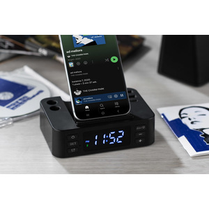 Fotografie k reklamnímu předmětu „Budík s indukční nabíječkou CLOCKI“