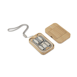 Fotografie k reklamnímu předmětu „Sada nabíjecího kabelu s indukční nabíječkou BUMO“