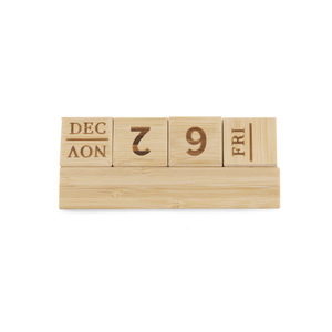 Fotografie k reklamnímu předmětu „Bambusový kalendář NEN“