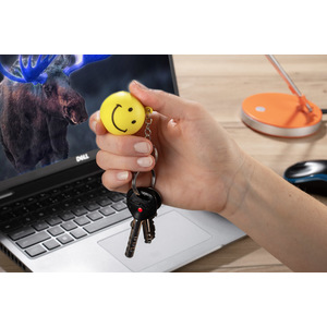 Fotografie k reklamnímu předmětu „Antistresový kroužek na klíče SMILE“