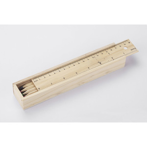 Fotografie k reklamnímu předmětu „Penál s pastelkami 12 ks. KRASI“