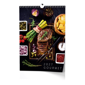 Fotografie k reklamnímu předmětu „Nástěnný kalendář - Gourmet  - A3“