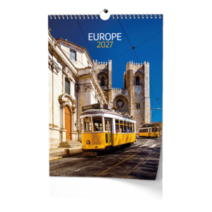Fotografie k reklamnímu předmětu „Nástěnný kalendář - Europe - A3“