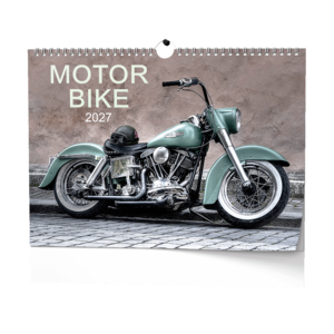 Fotografie k reklamnímu předmětu „Nástěnný kalendář - Motorbike - A3“