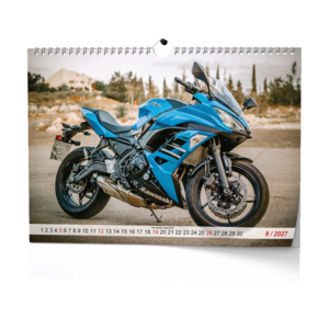 Fotografie k reklamnímu předmětu „Nástěnný kalendář - Motorbike - A3“