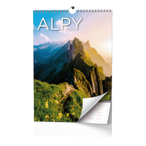 Fotografie k reklamnímu předmětu „Nástěnný kalendář - Alpy - A3“