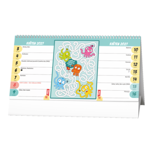 Fotografie k reklamnímu předmětu „Stolní kalendář - Kreativní kalendář pro děti“