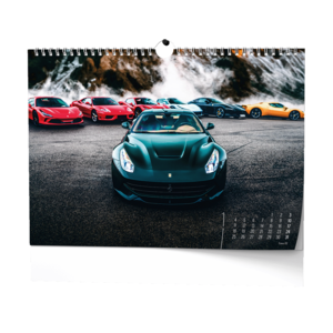 Fotografie k reklamnímu předmětu „Nástěnný kalendář - Dream Cars - A3“