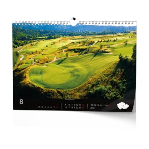 Fotografie k reklamnímu předmětu „Nástěnný kalendář - Golf - české resorty“