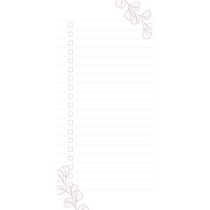 Fotografie k reklamnímu předmětu „G-Notes To-Do list motiv Lady Linett, 80 listů, formát 10x22 cm“