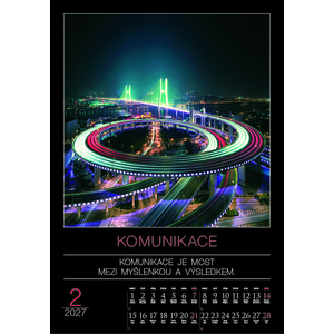 Fotografie k reklamnímu předmětu „Spektrum Grafik nástěnný kalendář Lunární kalendář“