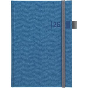 Fotografie k reklamnímu předmětu „diář Tweed A5 denní 2026 modrý“