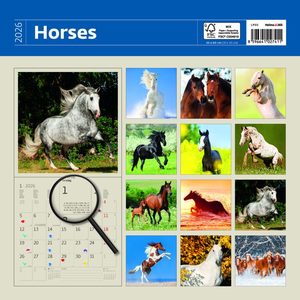 Fotografie k reklamnímu předmětu „Kalendář Horses“