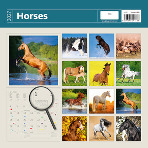 Fotografie k reklamnímu předmětu „Kalendář Horses“