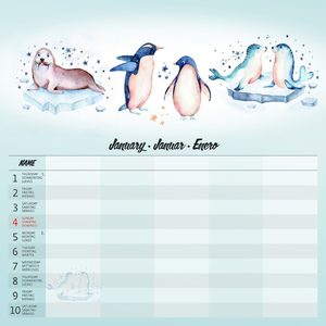 Fotografie k reklamnímu předmětu „Kalendář Family Planner“