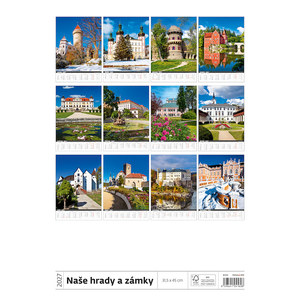 Fotografie k reklamnímu předmětu „Kalendář Naše hrady a zámky“