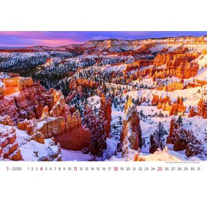 Fotografie k reklamnímu předmětu „Kalendář National Parks“