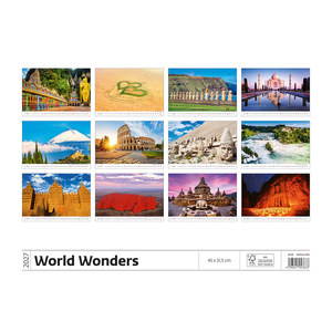 Fotografie k reklamnímu předmětu „Kalendář World Wonders“