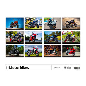 Fotografie k reklamnímu předmětu „Kalendář Motorbikes“