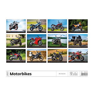 Fotografie k reklamnímu předmětu „Kalendář Motorbikes“