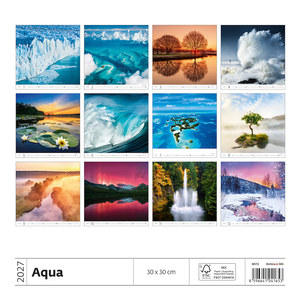 Fotografie k reklamnímu předmětu „Kalendář Aqua“