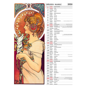Fotografie k reklamnímu předmětu „Kalendář Alfons Mucha“