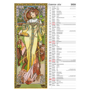 Fotografie k reklamnímu předmětu „Kalendář Alfons Mucha“