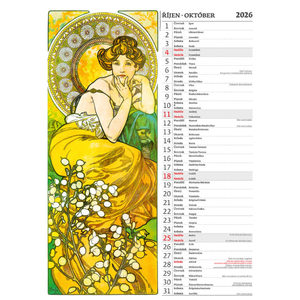Fotografie k reklamnímu předmětu „Kalendář Alfons Mucha“