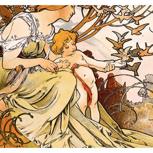 Fotografie k reklamnímu předmětu „Kalendář Alfons Mucha - vázanka“