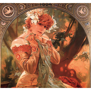 Fotografie k reklamnímu předmětu „Kalendář Alfons Mucha - vázanka“