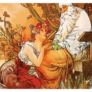 Fotografie k reklamnímu předmětu „Kalendář Alfons Mucha - vázanka“