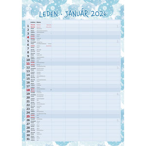 Fotografie k reklamnímu předmětu „Rodinný plánovač“