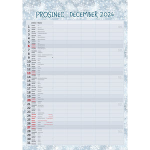 Fotografie k reklamnímu předmětu „Rodinný plánovač“