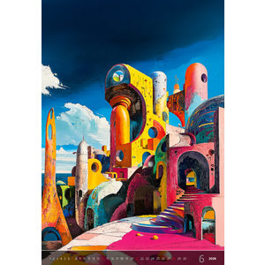 Fotografie k reklamnímu předmětu „Kalendář Surreal New Worlds“