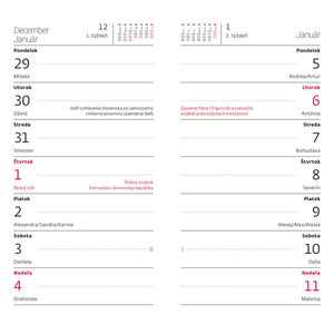 Fotografie k reklamnímu předmětu „Čtrnáctidenní diář Napoli“