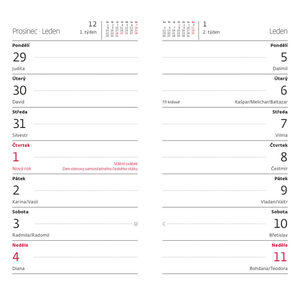 Fotografie k reklamnímu předmětu „Čtrnáctidenní diář Napoli“